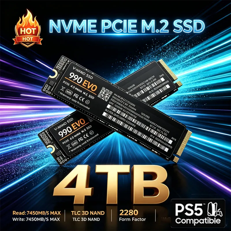 M.2 Nvme 4Tb Pcie 4.0 Ssd - Gaming M.2 NVMe SSD 990 EVO