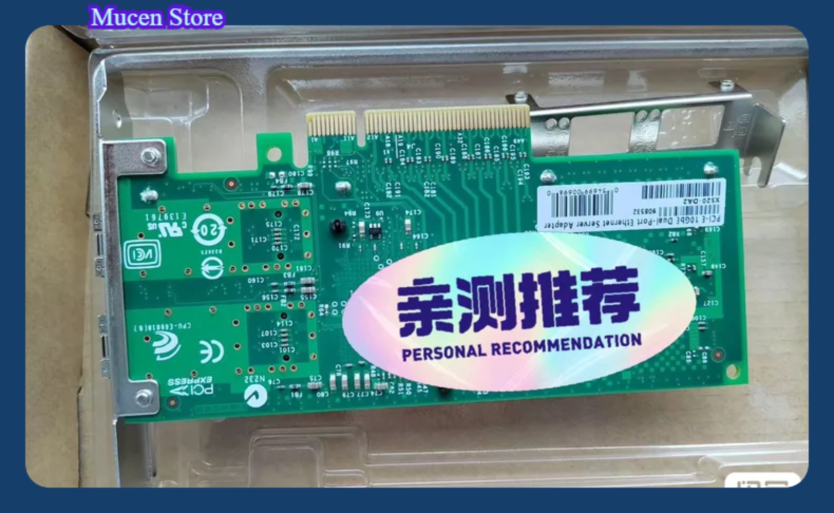 X520-DA2 10Gb SFP+ PCI-E Netwo - đánh giá và giá 10Gb Sfp+ Pcie Network Card Dual Port