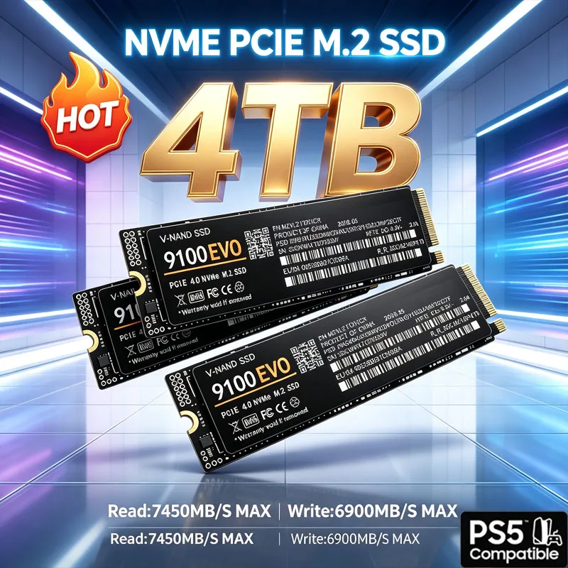 Gaming M.2 NVMe SSD 9100 EVO P - đánh giá và giá M.2 Nvme 4Tb Pcie 4.0 Ssd