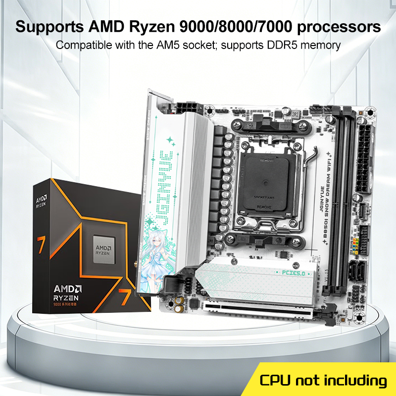 JGINYUE B850I SNOW DREAM WIFI  - đánh giá và giá B650 Itx Motherboard Wifi