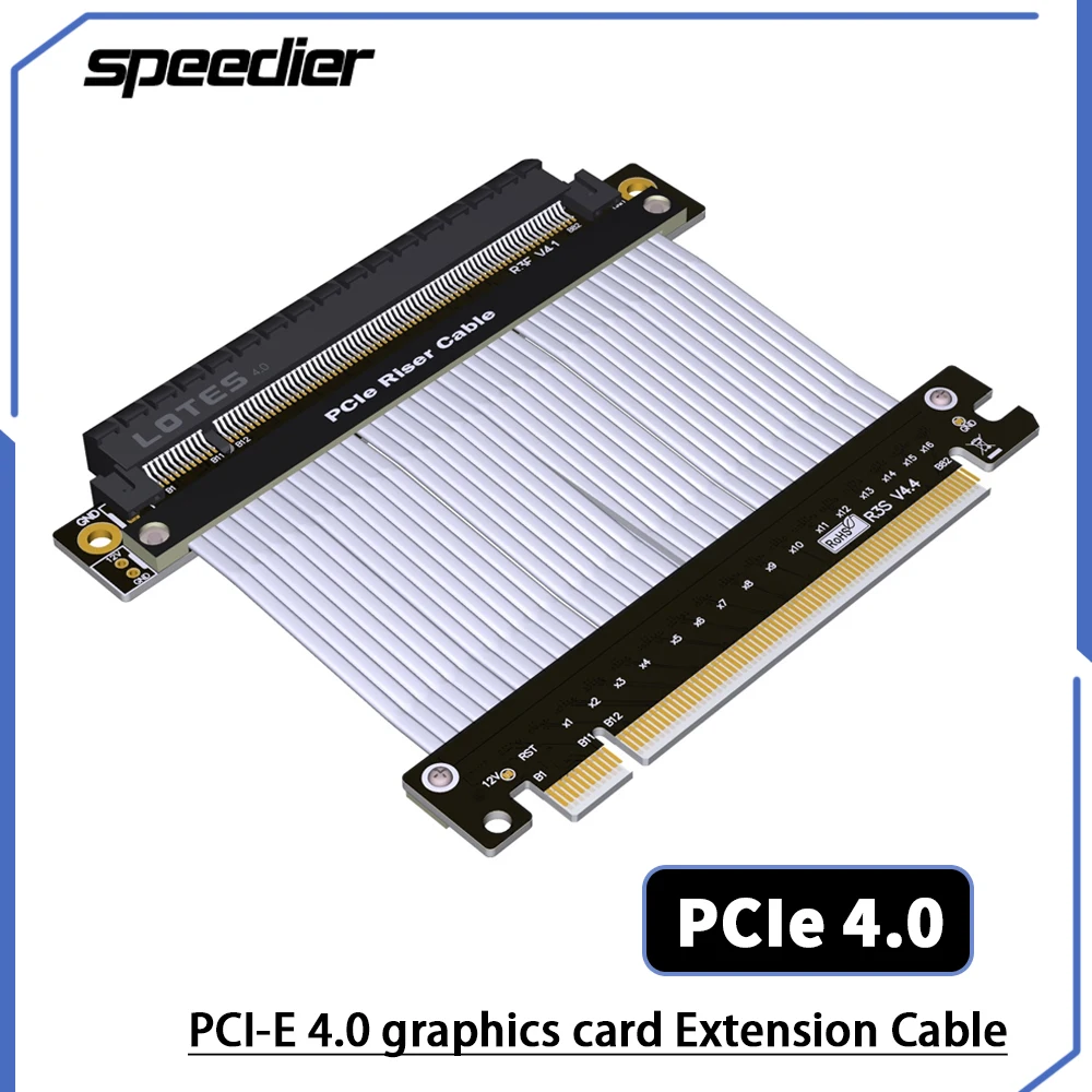 PCIE 4.0 X16 Riser Cable RTX30 - đánh giá và giá Pcie 4.0 X16 Riser Cable 90 Degree