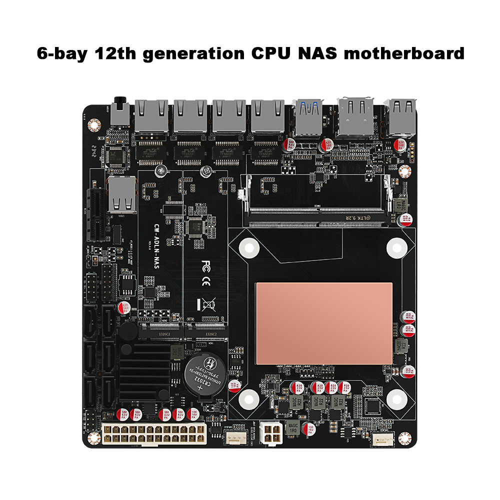 N100/N150 6 Bays NAS Motherboa - đánh giá và giá Nas Motherboard N100 6 Sata