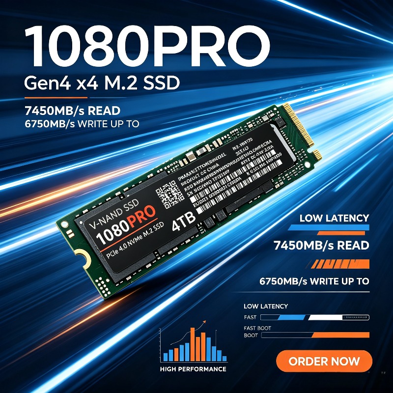 Original 1080Pro 512GB-4TB PCI - đánh giá và giá M.2 Nvme 4Tb Pcie 4.0 Ssd