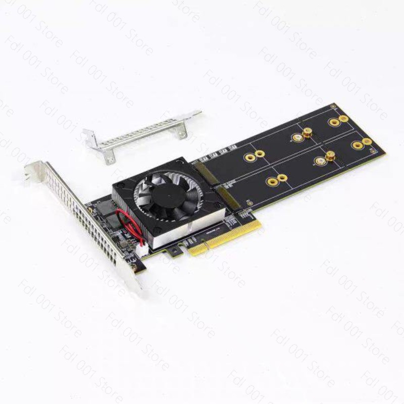 NO NEED PCIe Bifurcation PEX87 - đánh giá và giá Quad M.2 Nvme Pcie Bifurcation Card