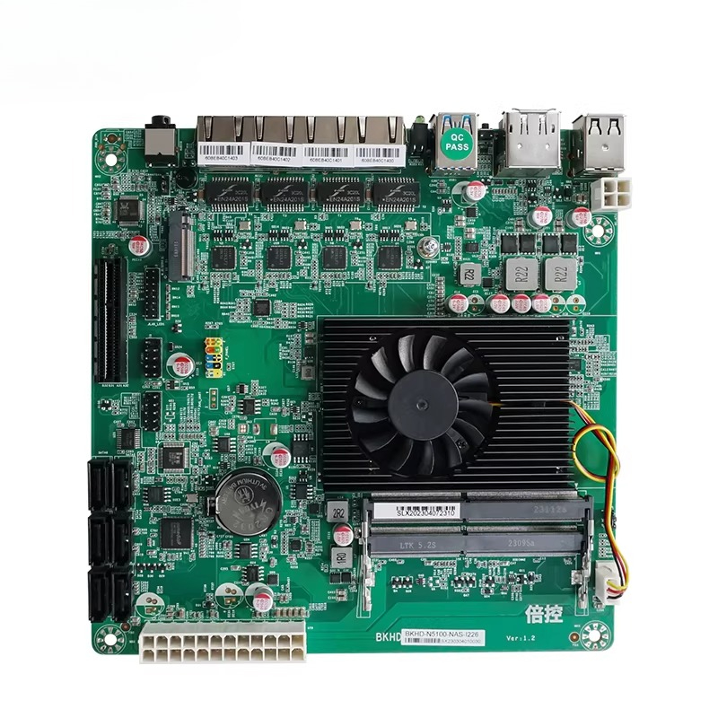 N5105 Quad-Core N100 Soft Rout - đánh giá và giá Nas Motherboard N100 6 Sata