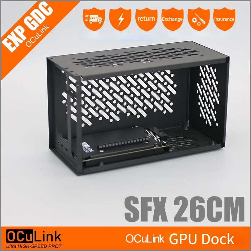 Aluminum Case OCuP4v2 OCuLink  - đánh giá và giá External Gpu Dock Pcie 4.0 Oculink