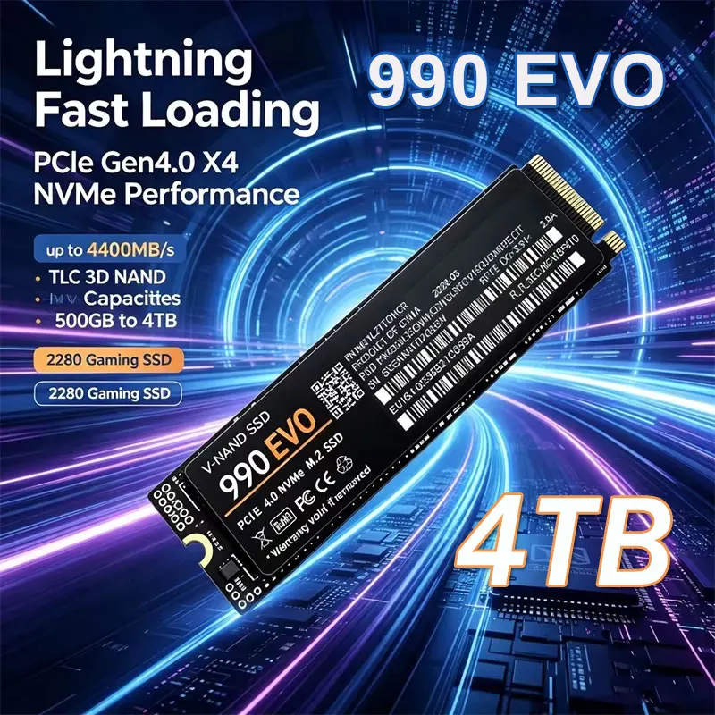 Gaming M.2 NVMe SSD 990 EVO PC - đánh giá và giá M.2 Nvme 4Tb Pcie 4.0 Ssd