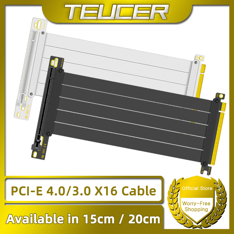 TEUCER PCI-E 4.0 X16 Riser Cab - đánh giá và giá Pcie 4.0 X16 Riser Cable 90 Degree