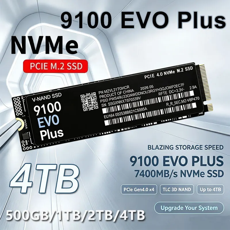 9100 EVO Plus M.2 NVMe SSD 1TB - đánh giá và giá M.2 Nvme 4Tb Pcie 4.0 Ssd