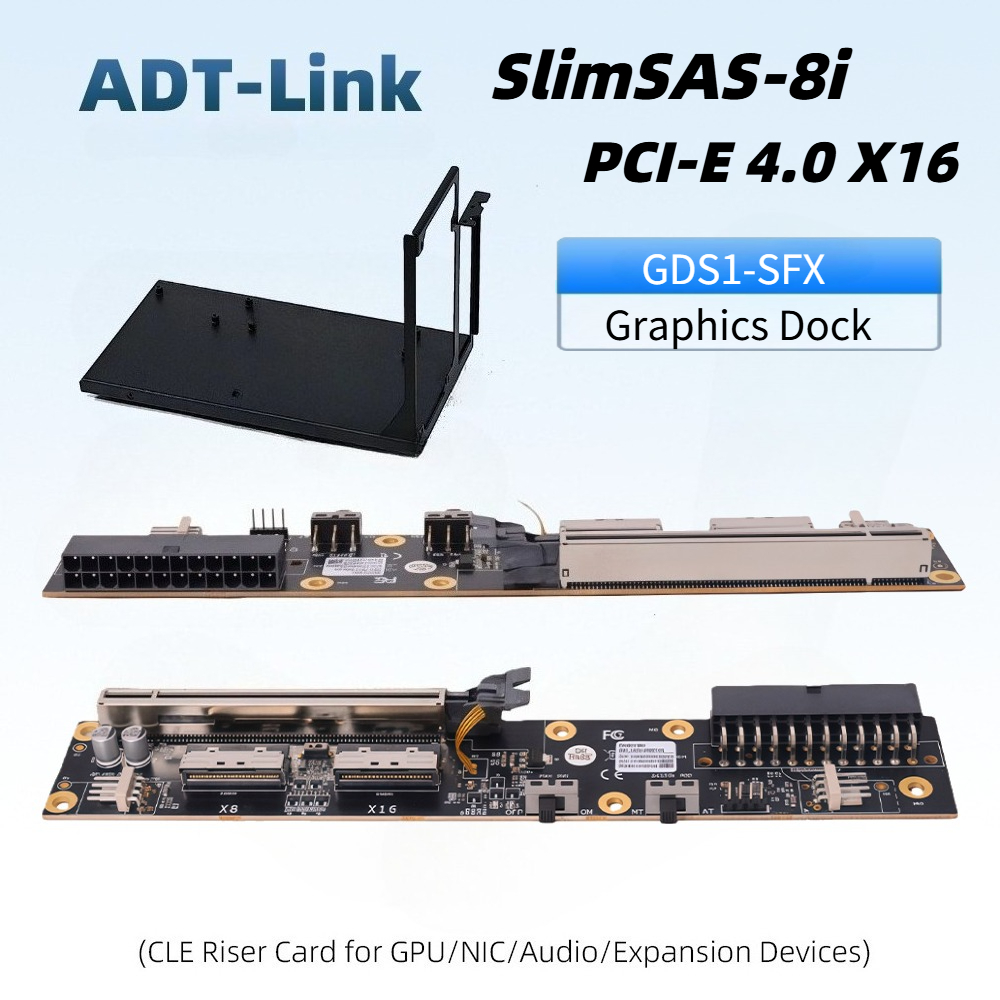 Dual SlimSAS 8i Graphics GPU D - đánh giá và giá External Gpu Dock Pcie 4.0 Oculink