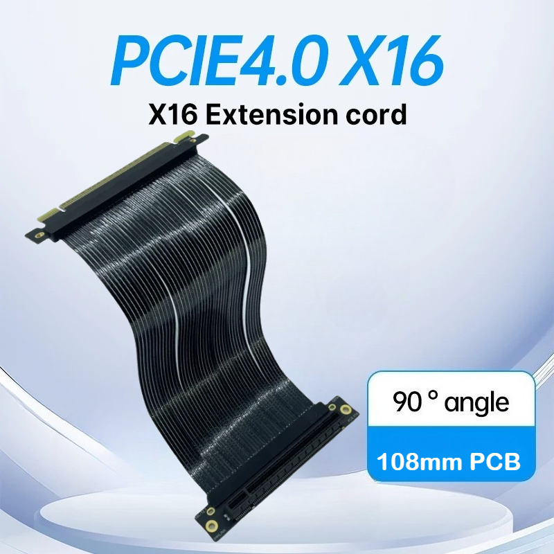 PCI-E 4.0 X16 Graphics Card Sh - đánh giá và giá Pcie 4.0 X16 Riser Cable 90 Degree