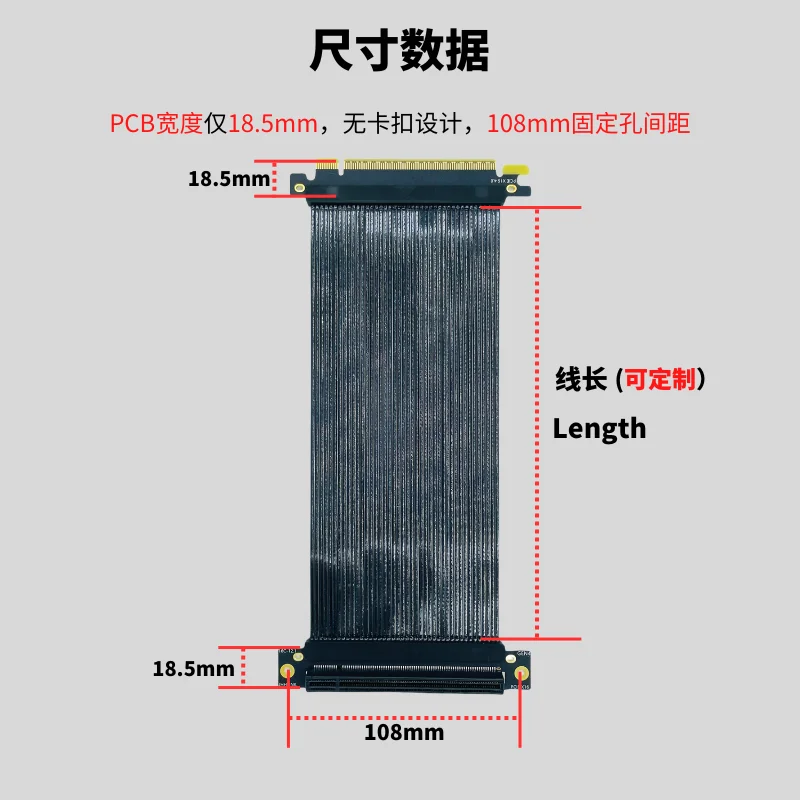 PCI-E 4.0 X16 Graphics Card Sh - đánh giá và giá Pcie 4.0 X16 Riser Cable 90 Degree