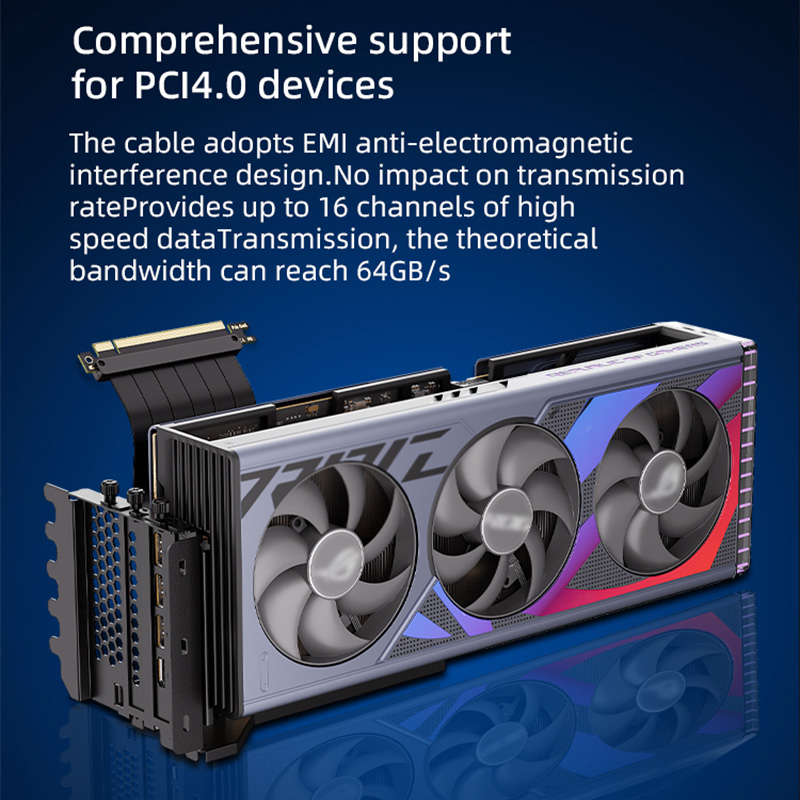 TEUCER Vertical GPU Mounting B - đánh giá và giá Pcie 4.0 X16 Riser Cable 90 Degree