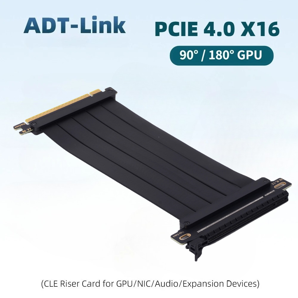 Ultra PCIe 4.0 Universal Riser - đánh giá và giá Pcie 4.0 X16 Riser Cable 90 Degree