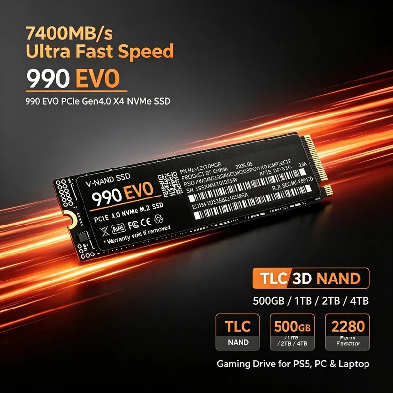 Gaming M.2 NVMe SSD 990 EVO PC - đánh giá và giá M.2 Nvme 4Tb Pcie 4.0 Ssd