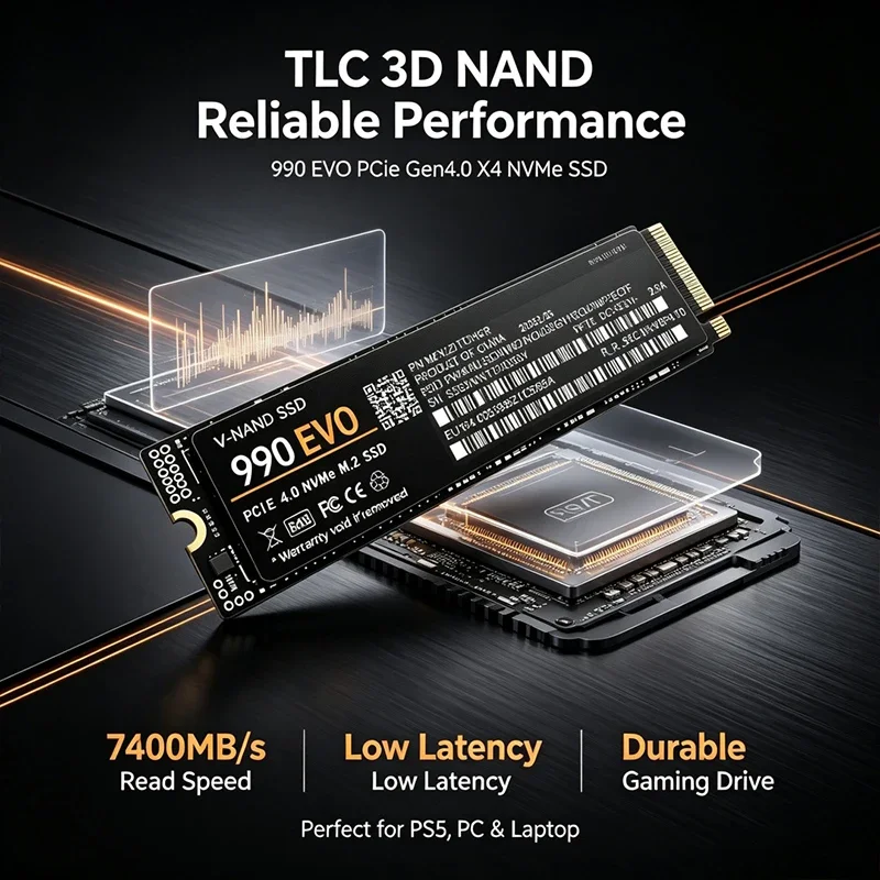 Gaming M.2 NVMe SSD 990 EVO PC - đánh giá và giá M.2 Nvme 4Tb Pcie 4.0 Ssd