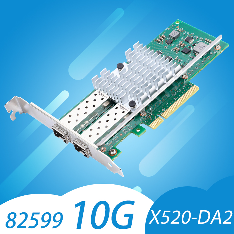 Intel X520-DA2 10Gb SFP+ PCI-E - đánh giá và giá 10Gb Sfp+ Pcie Network Card Dual Port