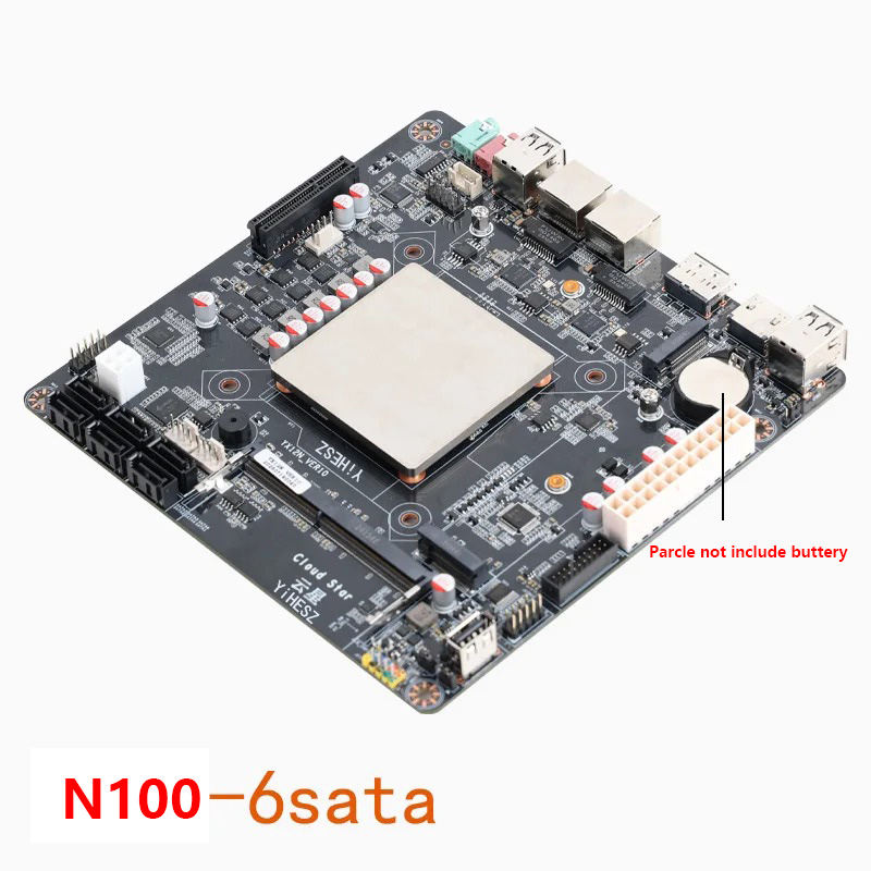 Intel N100 Mini-ITX Motherboar - đánh giá và giá Nas Motherboard N100 6 Sata