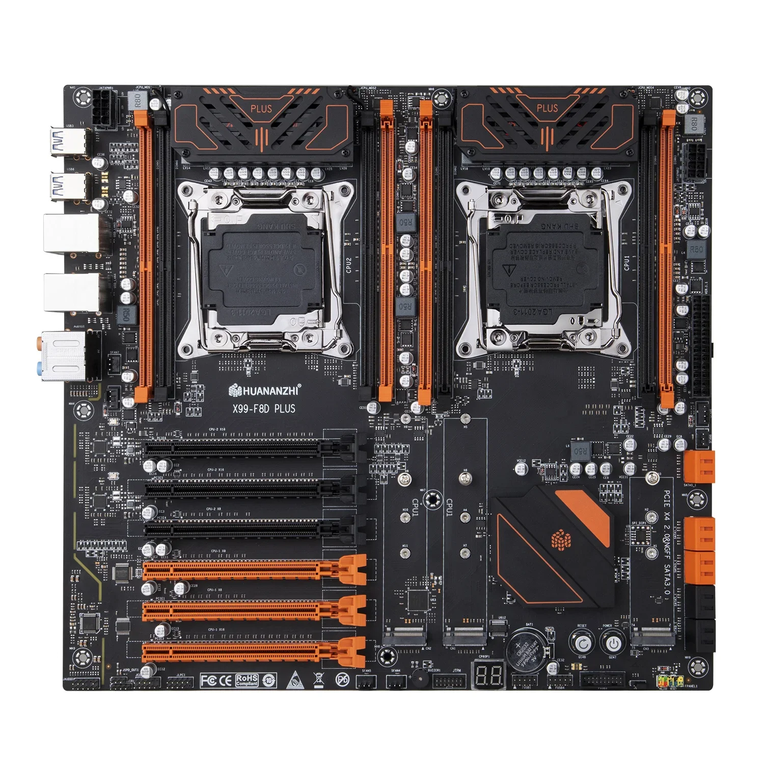 X99 F8D PLUS Dual Motherboard  - đánh giá và giá X99 Dual Cpu Motherboard Combo