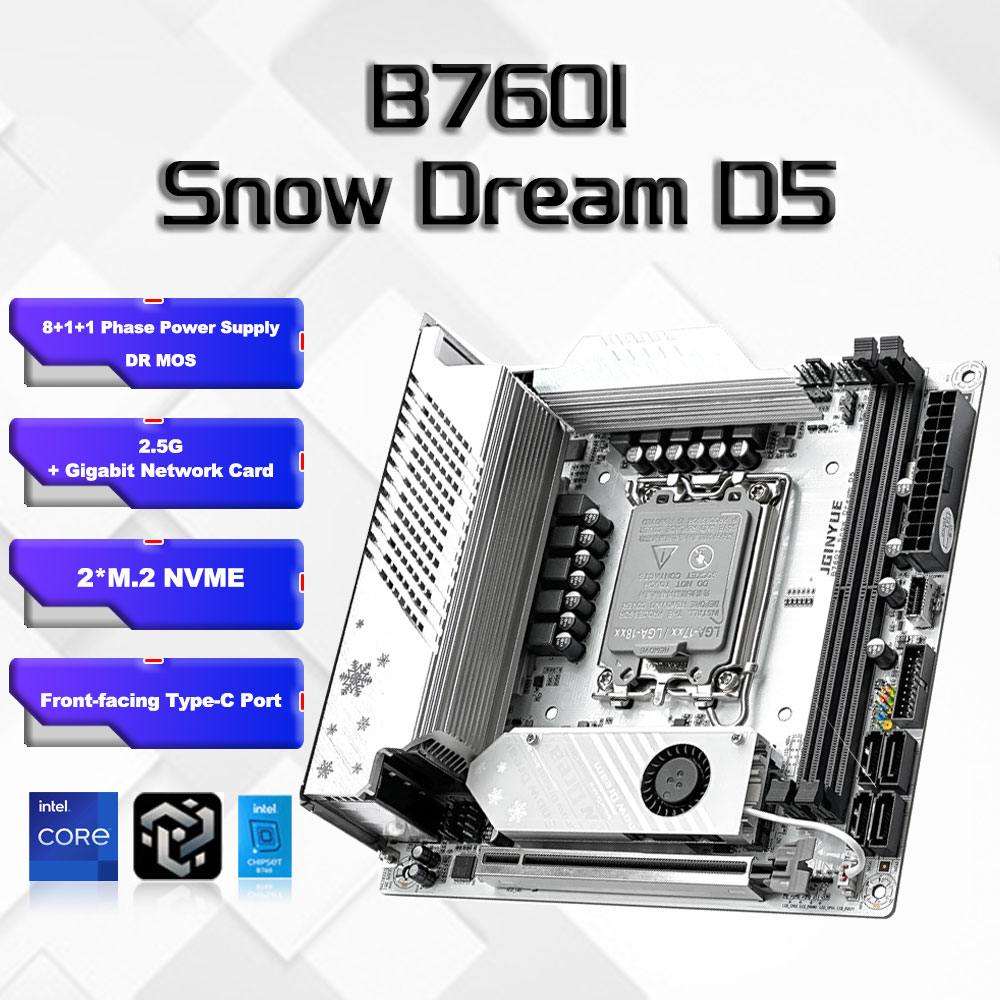 B760i ARGB WIFI DDR5 Motherboa - đánh giá và giá Lga 1700 Ddr5 Itx Motherboard